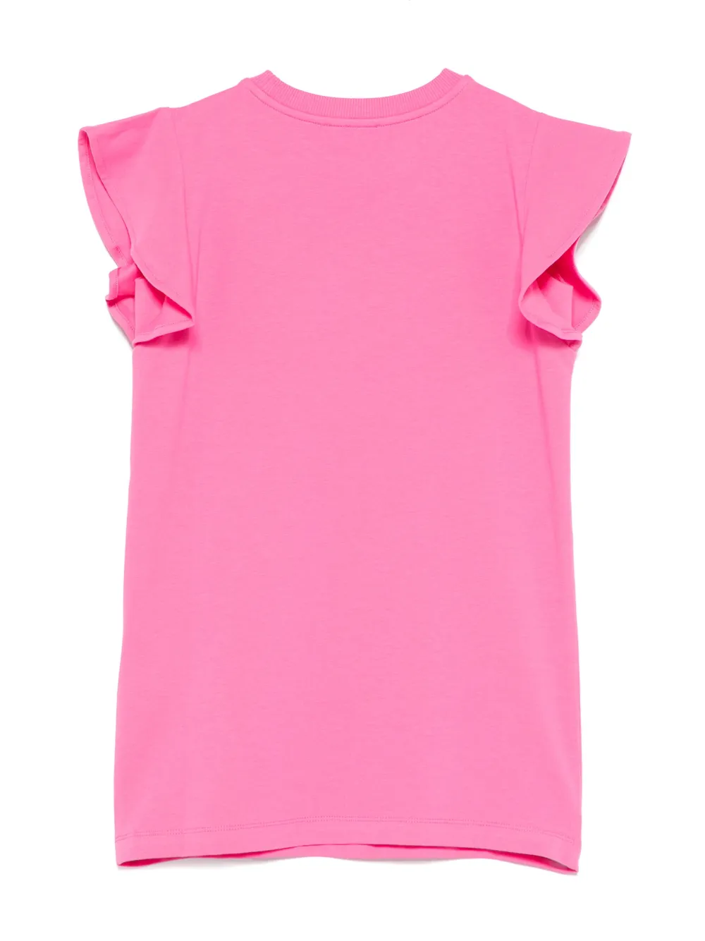 Moschino Kids Jurk met logoprint - Roze