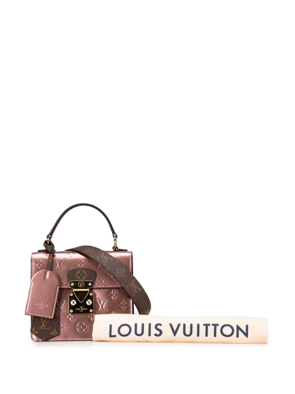 Louis Vuitton Pre-Owned 2010 Spring Street gelakte boekentas met monogram - Roze