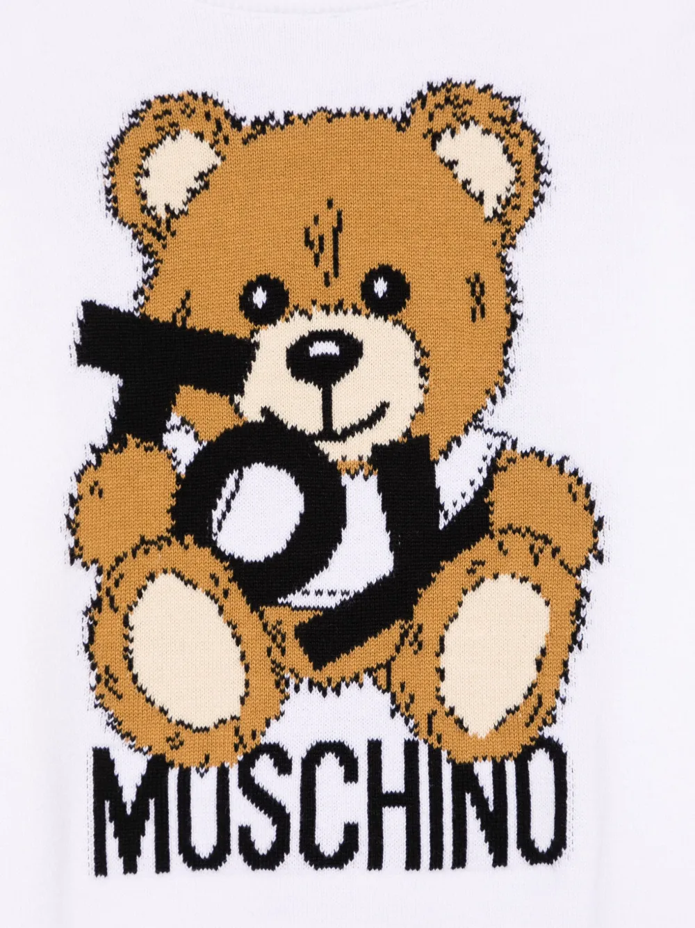 Moschino Kids Trui met Teddy Bear-patroon Wit