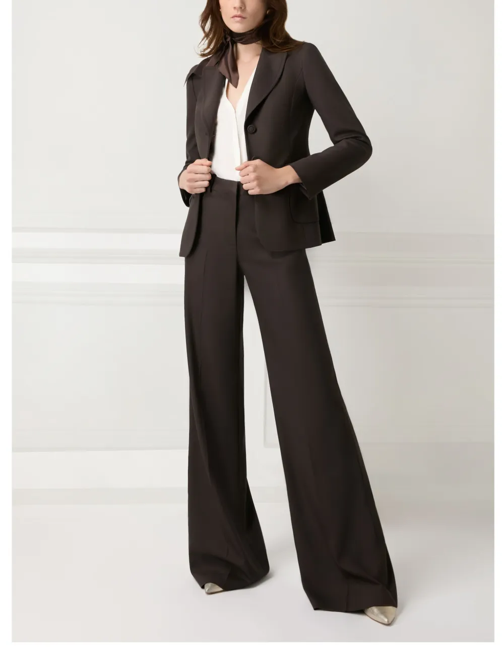 JANE NELSON WIDE-LEG TROUSERS 