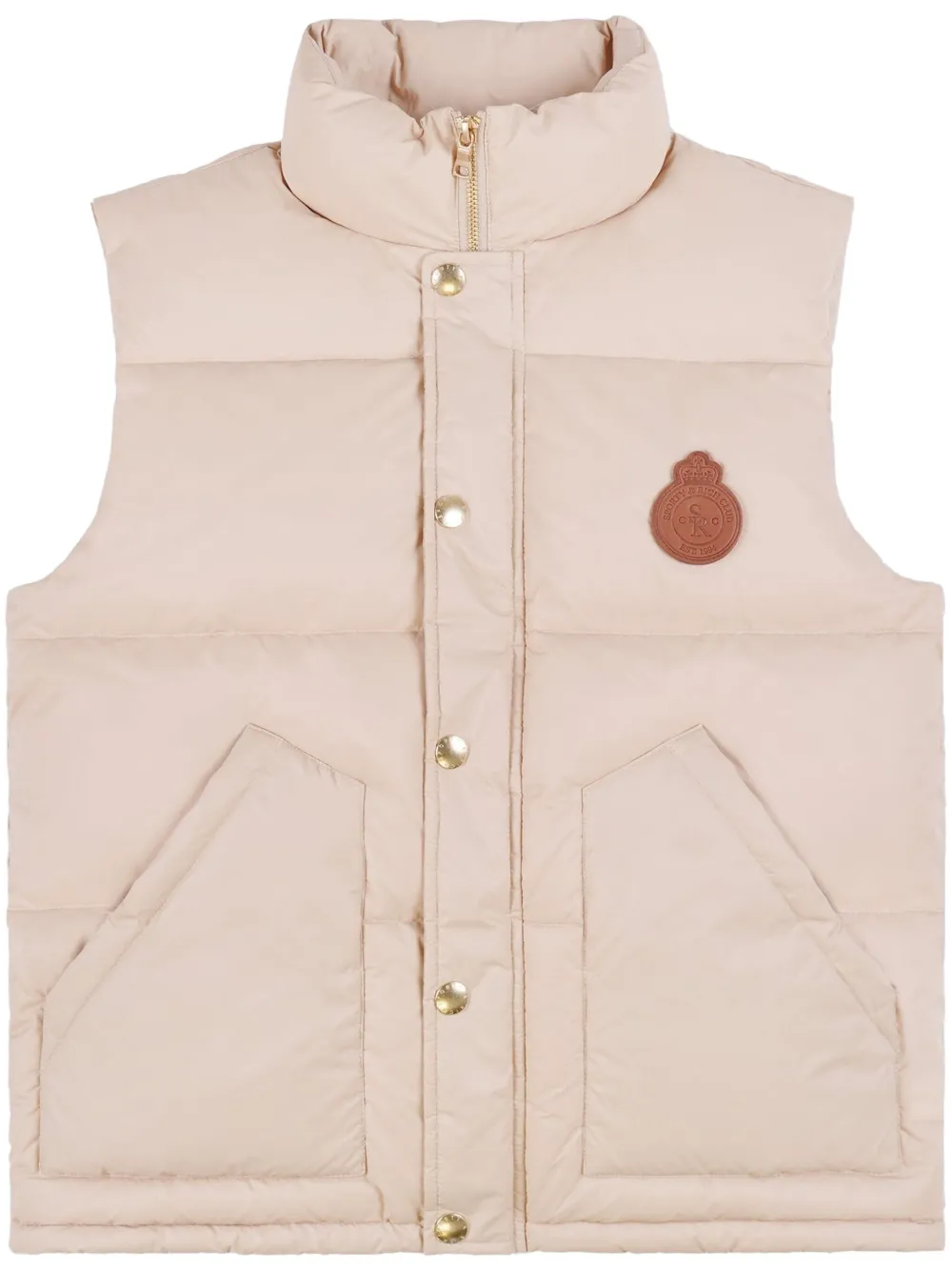 Sporty & Rich Gewatteerd jack Beige