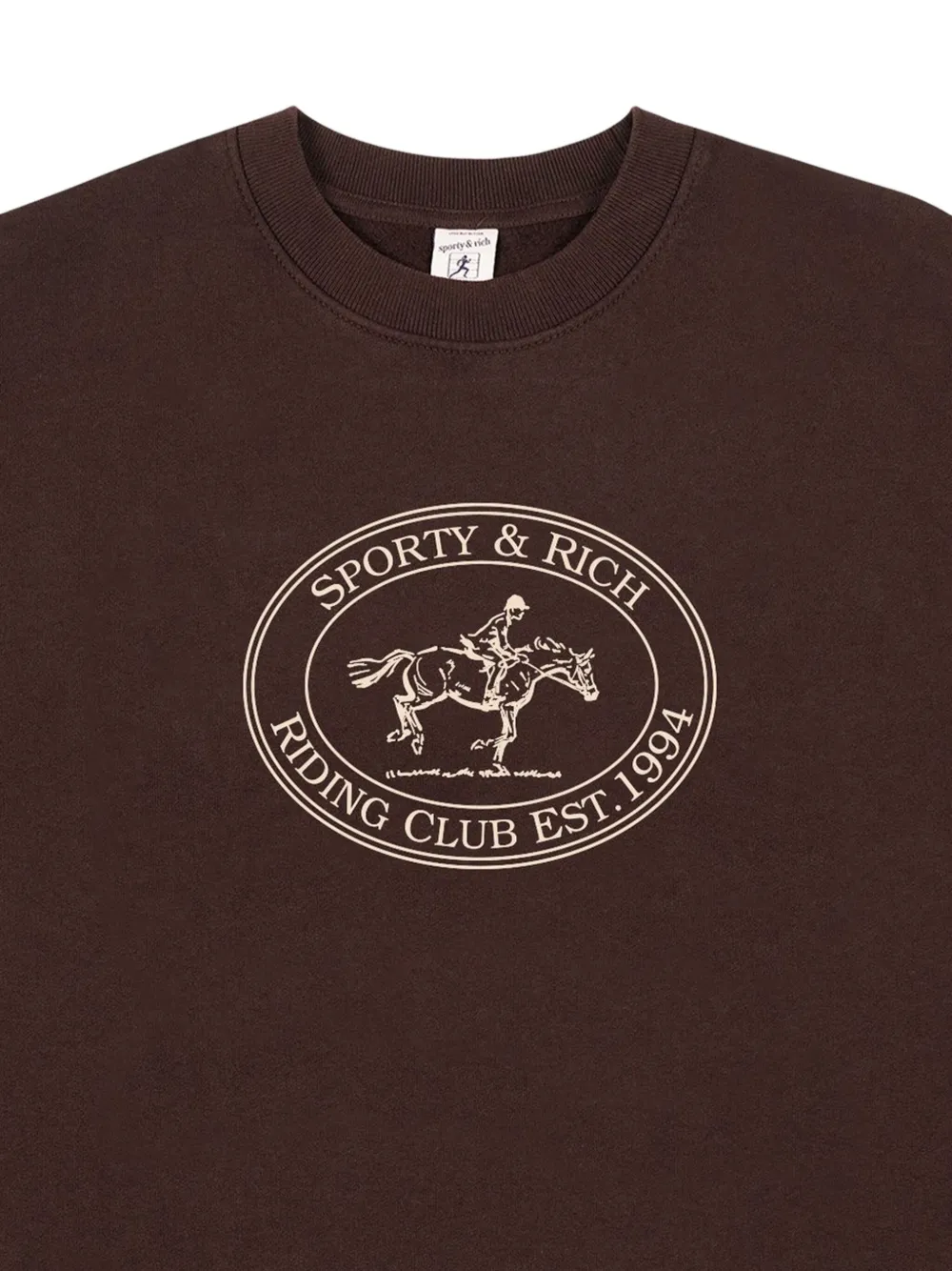 Sporty & Rich Riding Club sweater - Bruin