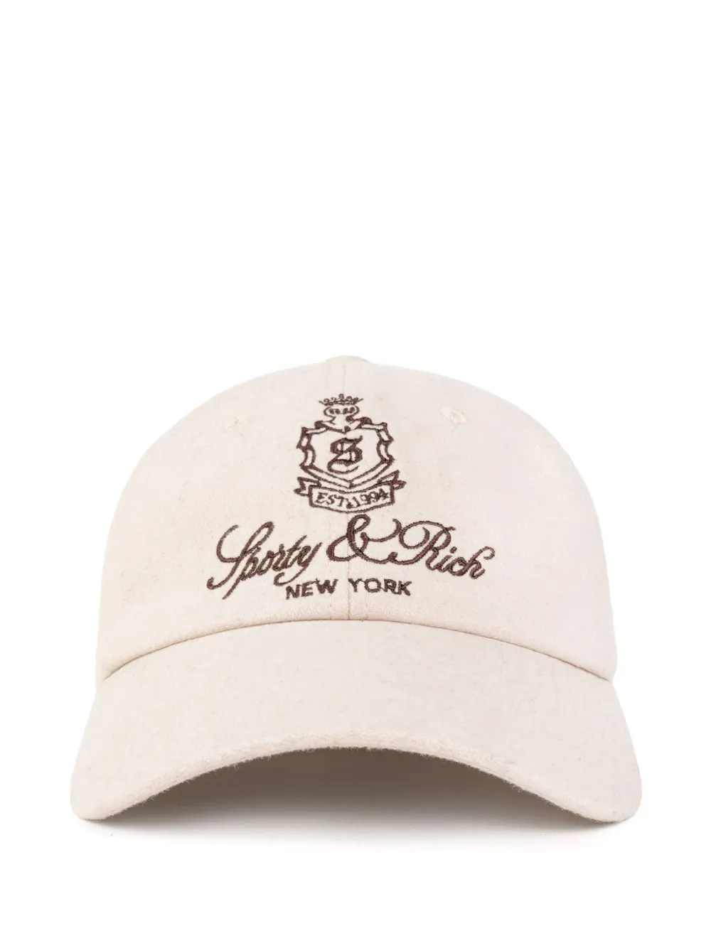 logo-embroidered cap