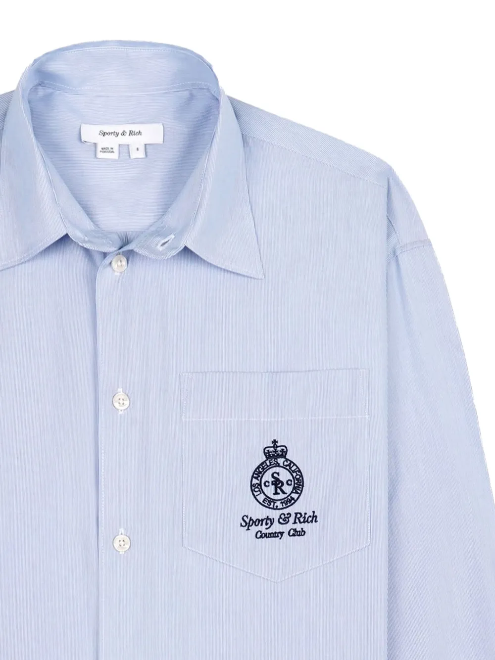 Sporty & Rich Crown shirt - Blauw