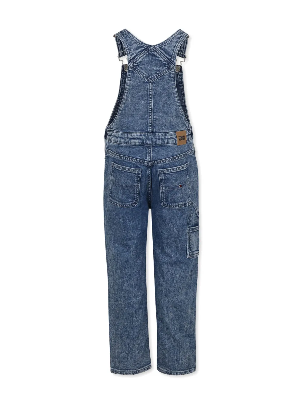 Tommy Hilfiger Junior carpenter denim dungarees - Blauw