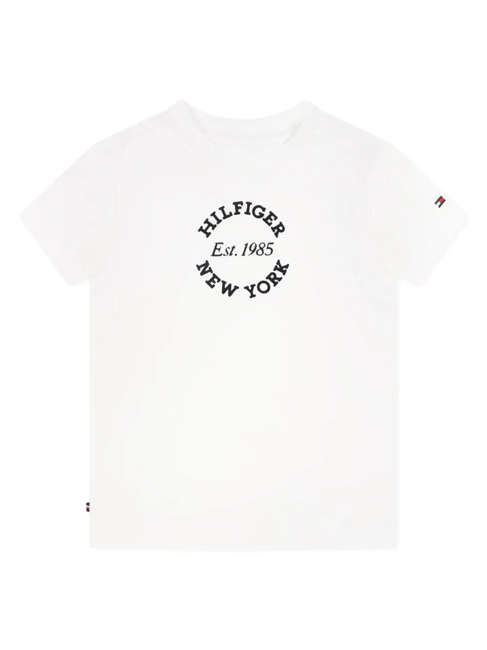 Tommy Hilfiger Junior playera con logo estampado | blanco | Image 1