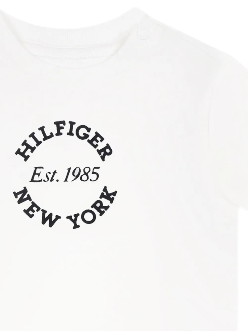 Tommy Hilfiger Junior T-shirt met logoprint Wit