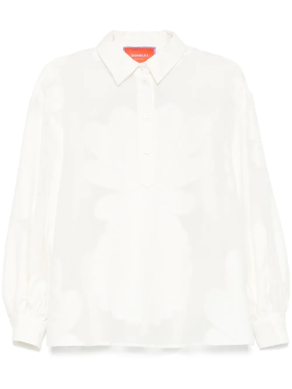 La DoubleJ Poet blouse Wit