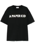 A Paper Kid printed T-shirt - Black