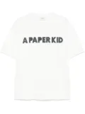 A Paper Kid printed T-shirt - White