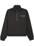 Sporty & Rich logo-print sweatshirt - Black