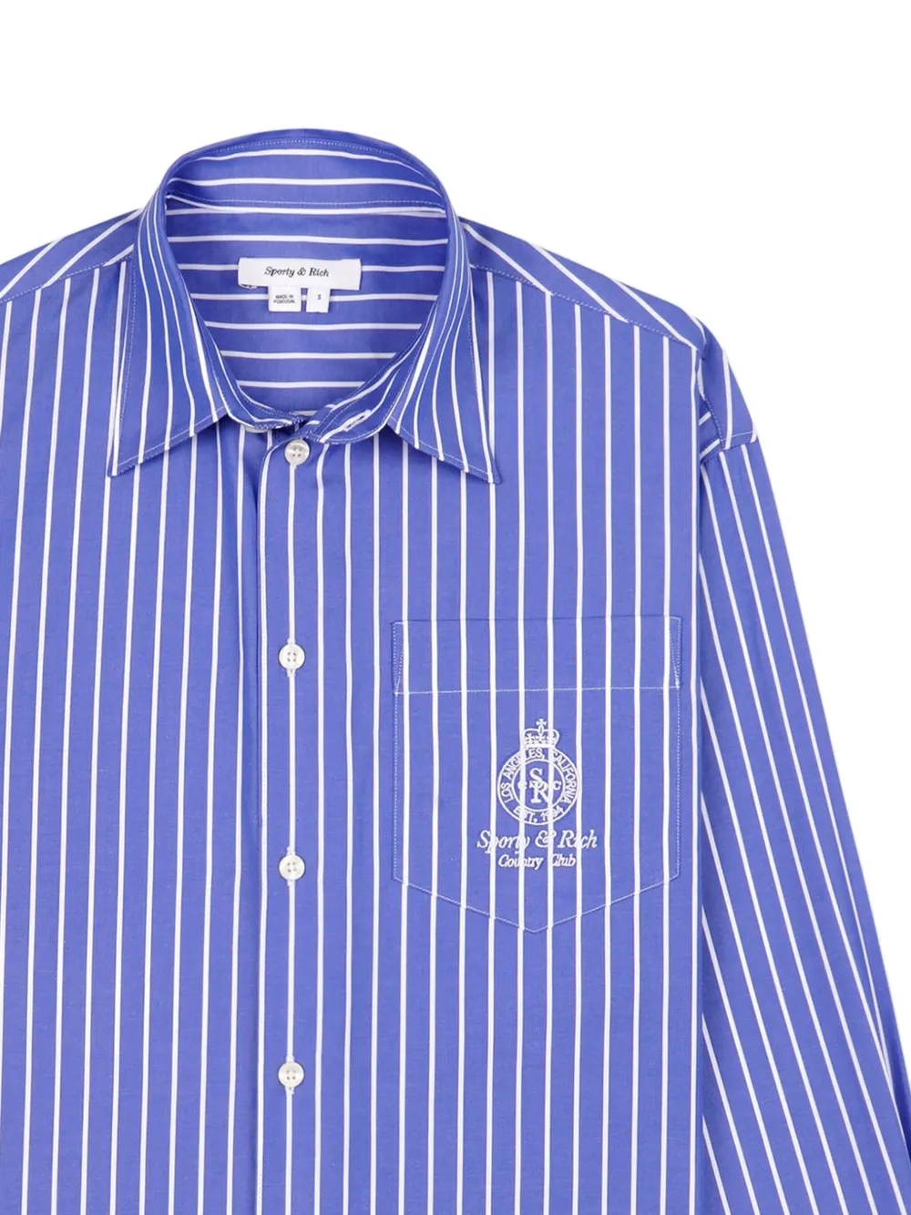 Sporty & Rich striped shirt - Blauw