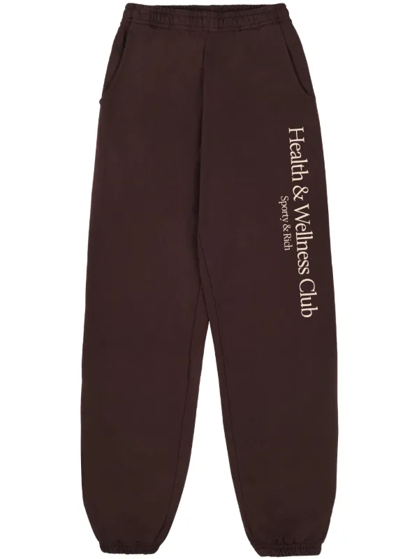 Sporty&Rich｜TRAINING PANTS (Varsity Crest Sweatpant - H Sporty & Rich Varsity Crest Sweatpant Grey | BSTN Store