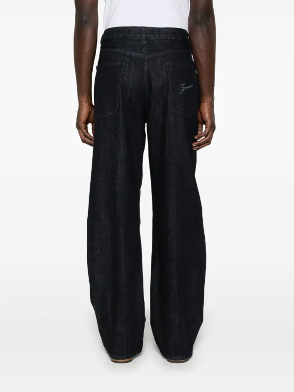 Jacquemus Le De-Nimes Mirada Jeans | Blue | FARFETCH