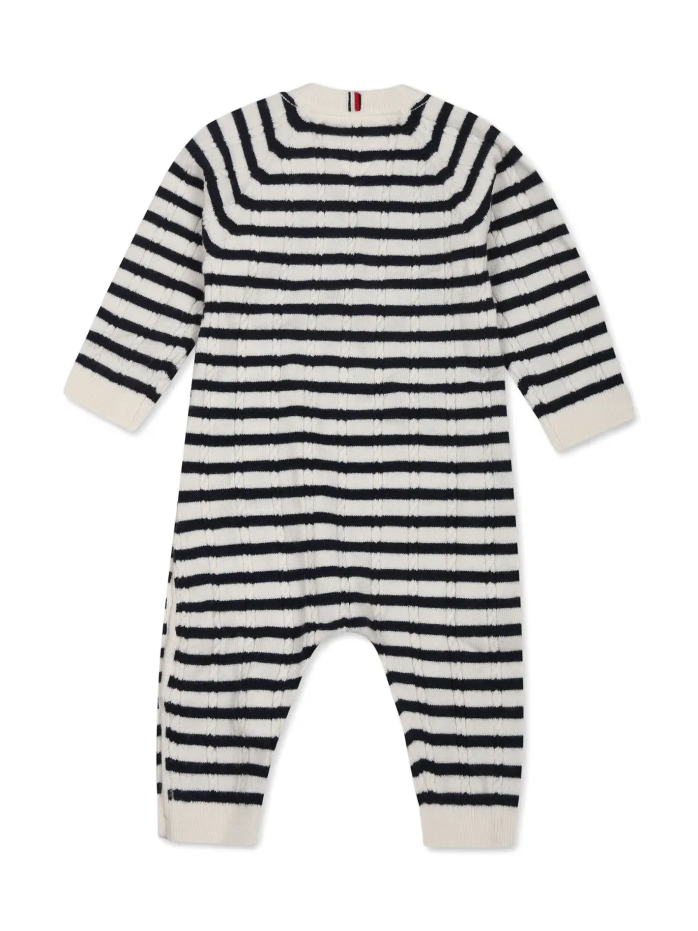 Tommy Hilfiger Junior stripe romper - Wit