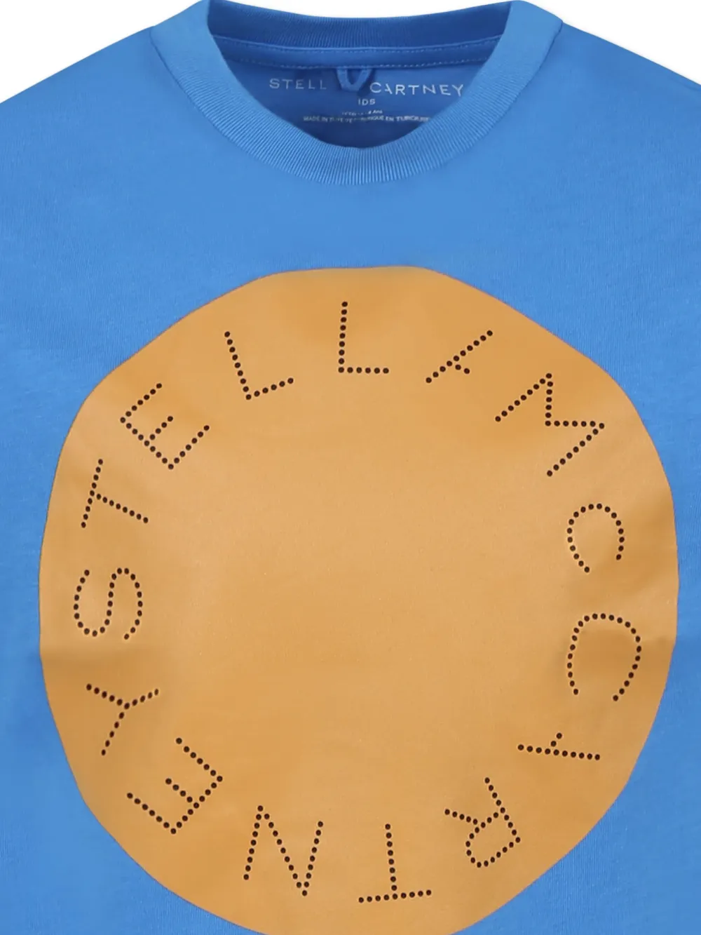 Stella McCartney Kids T-shirt met logoprint Blauw
