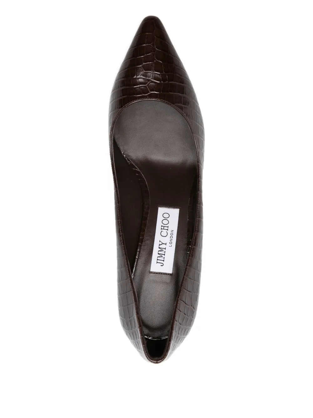 Jimmy Choo Pumps met leren hak Bruin