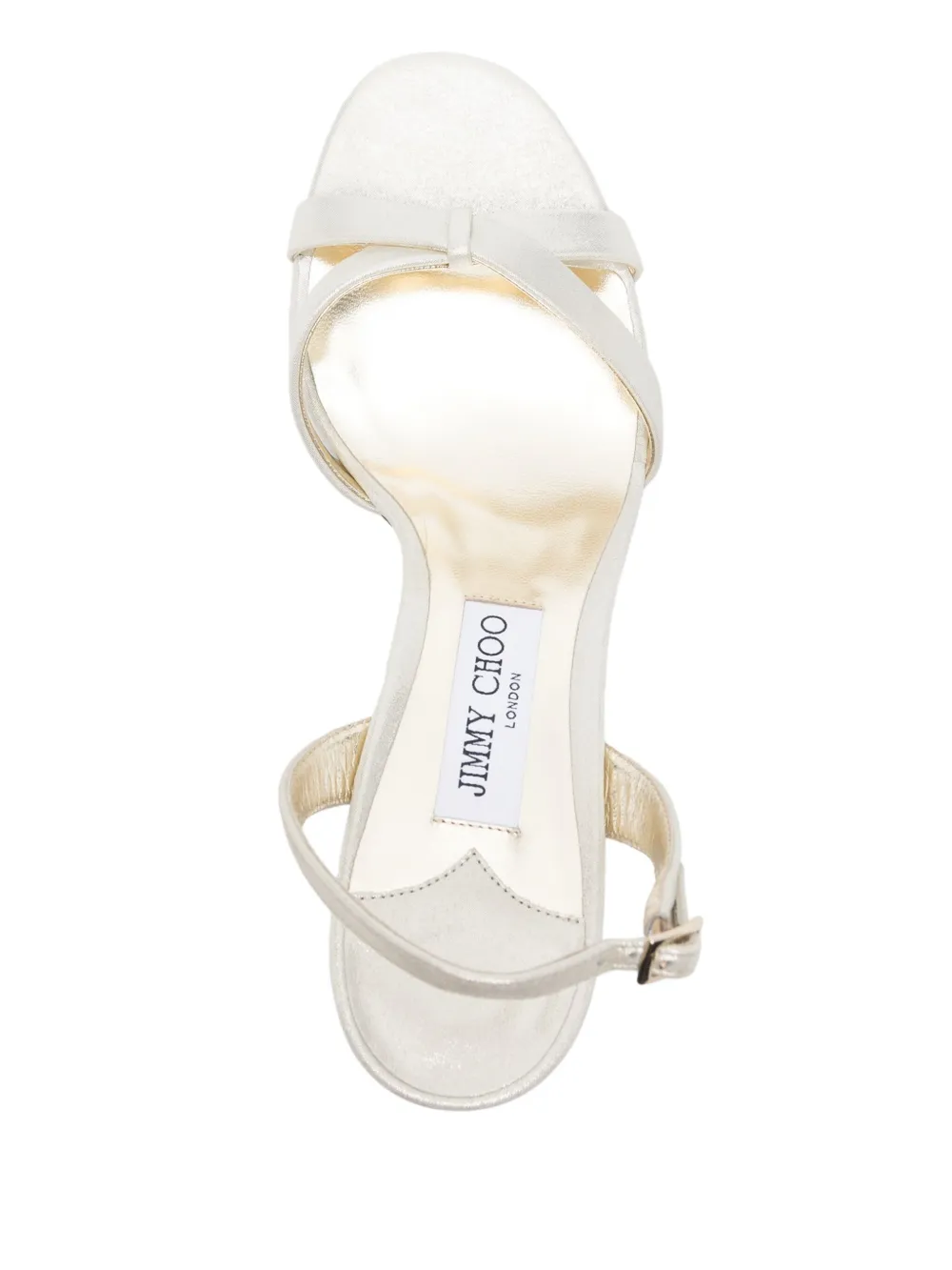 Jimmy Choo 70 mm Elsy sandalen Beige