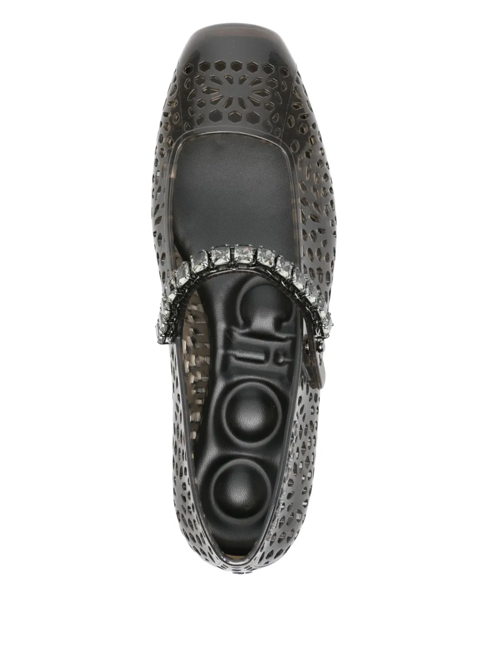 Jimmy Choo The Jelly ballet shoes Black