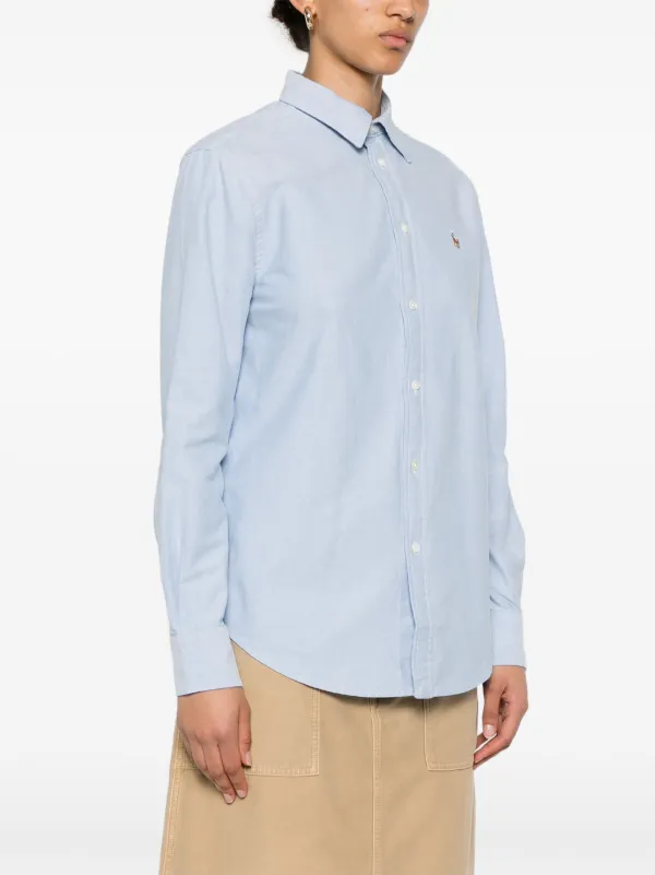 ぽるん Polo Ralph Lauren コットン シャツ | ブルー | FARFETCH JP