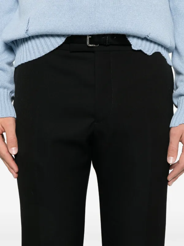 Alexander McQueen ローライズ テーラードパンツ | ブラック | FARFETCH JP
