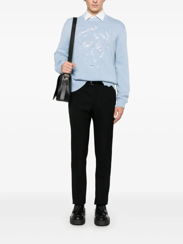 Alexander McQueen ローライズ テーラードパンツ | ブラック | FARFETCH JP