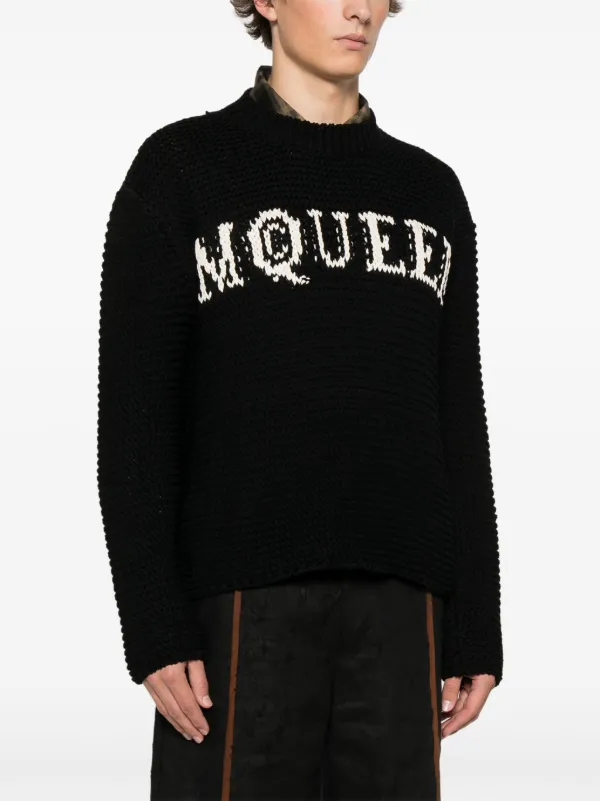 Alexander McQueen ロゴ プルオーバー | ブラック | FARFETCH JP
