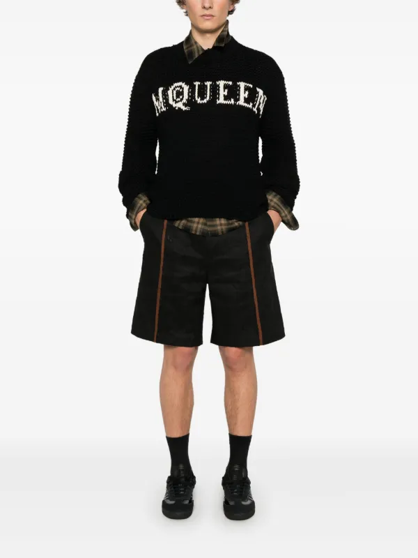 Alexander McQueen ロゴ プルオーバー | ブラック | FARFETCH JP