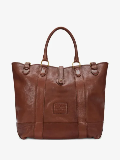Polo Ralph Lauren Heritage textured leather tote bag