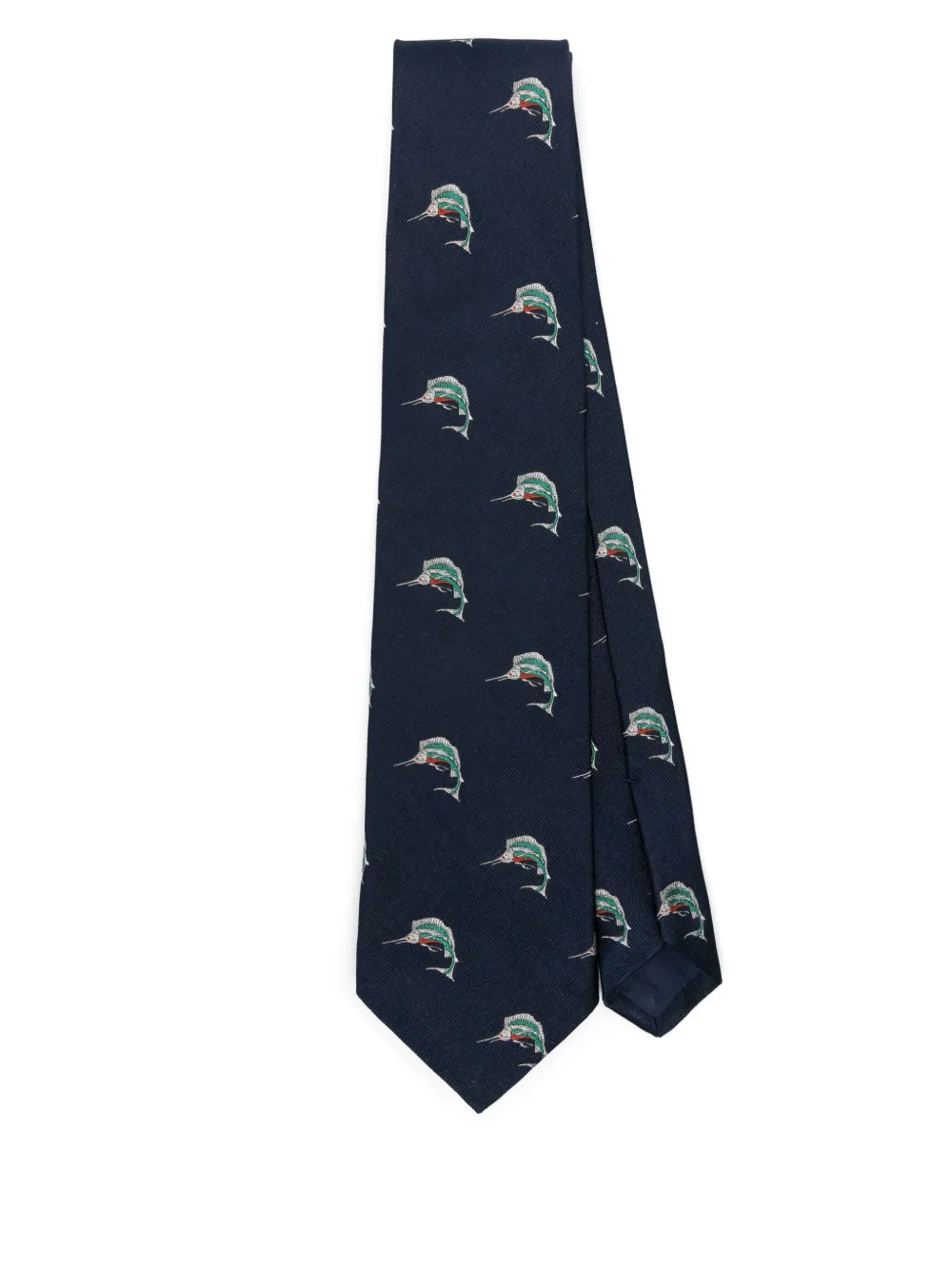 Polo Ralph Lauren Marlin シルクネクタイ - ブルー Polo Ralph Lauren Marlin シルクネクタイ - ブルー