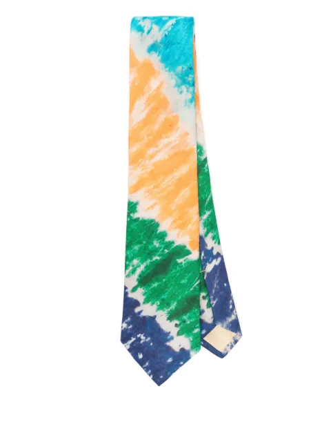 Polo Ralph Lauren tie-dye linen tie