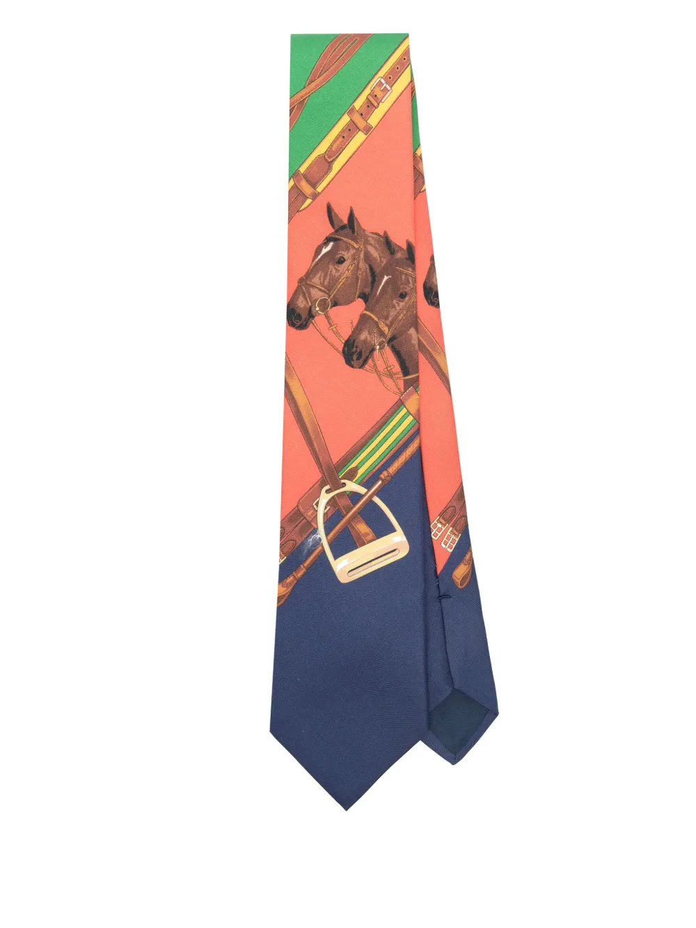 Polo Ralph Lauren cravate à imprimé graphique | bleu | Image 1