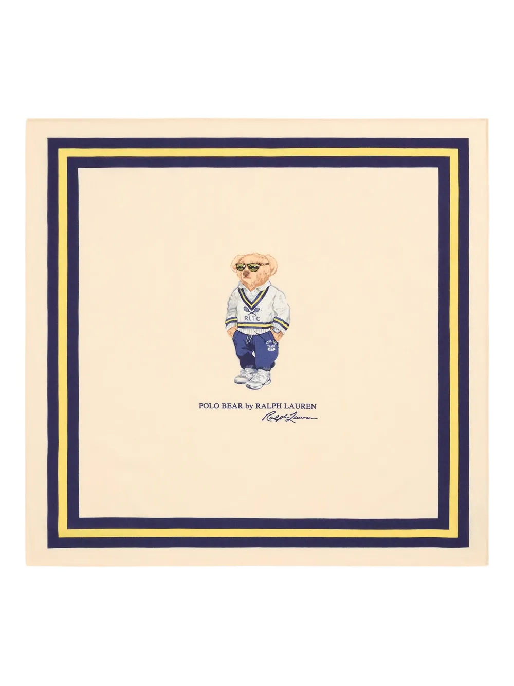 Polo Ralph Lauren Polo Bear-print Square Scarf