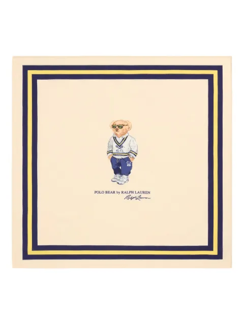 Polo Ralph Lauren Polo Bear-print square scarf