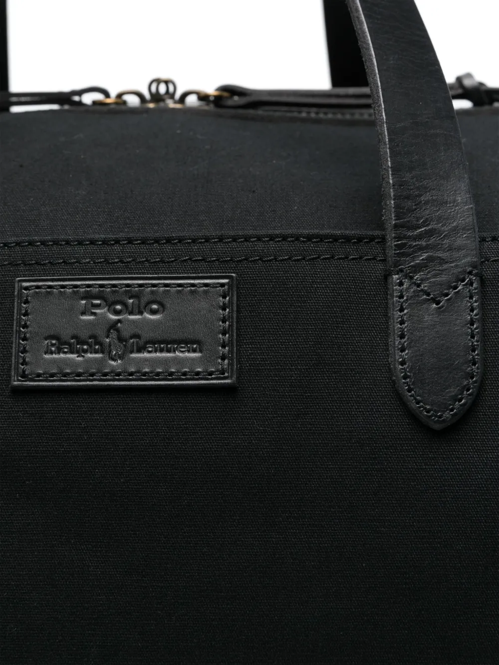 Polo Ralph Lauren Medium canvas duffeltas Zwart