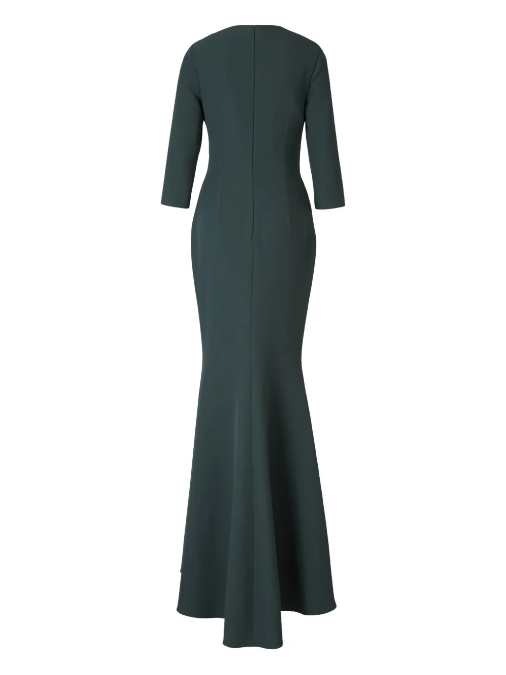 Safiyaa crepe midi dress - Groen