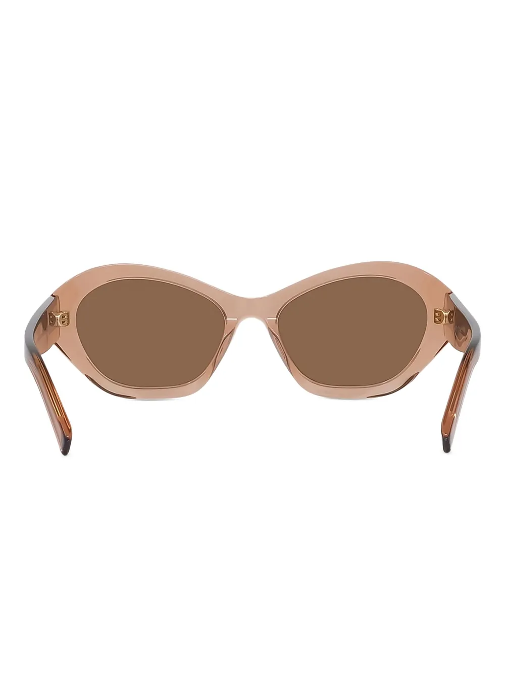 Givenchy Eyewear Zonnebril met cat-eye montuur Beige