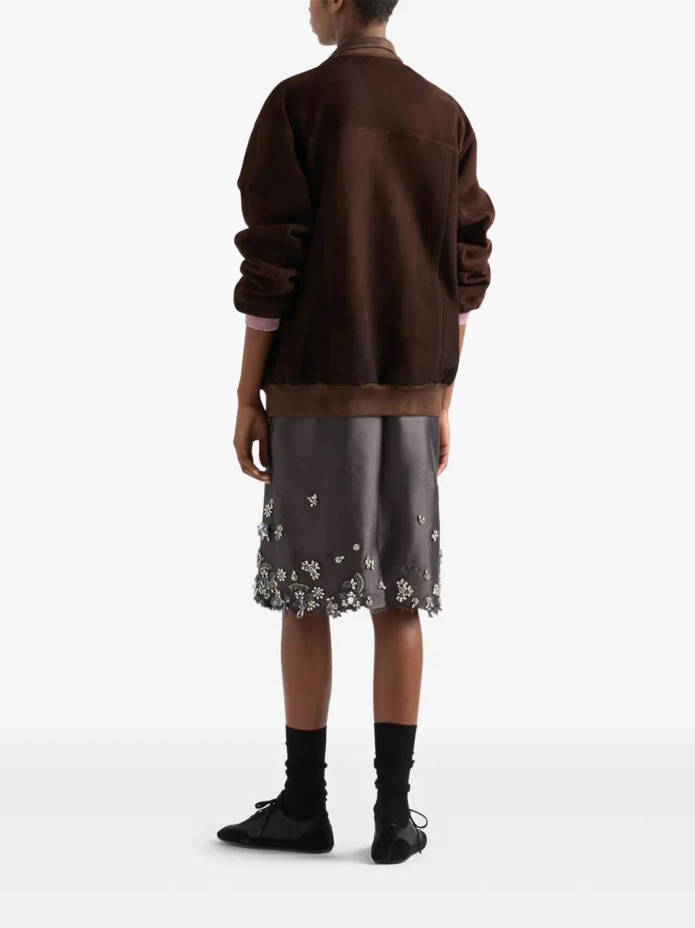 Prada Suède jack Bruin