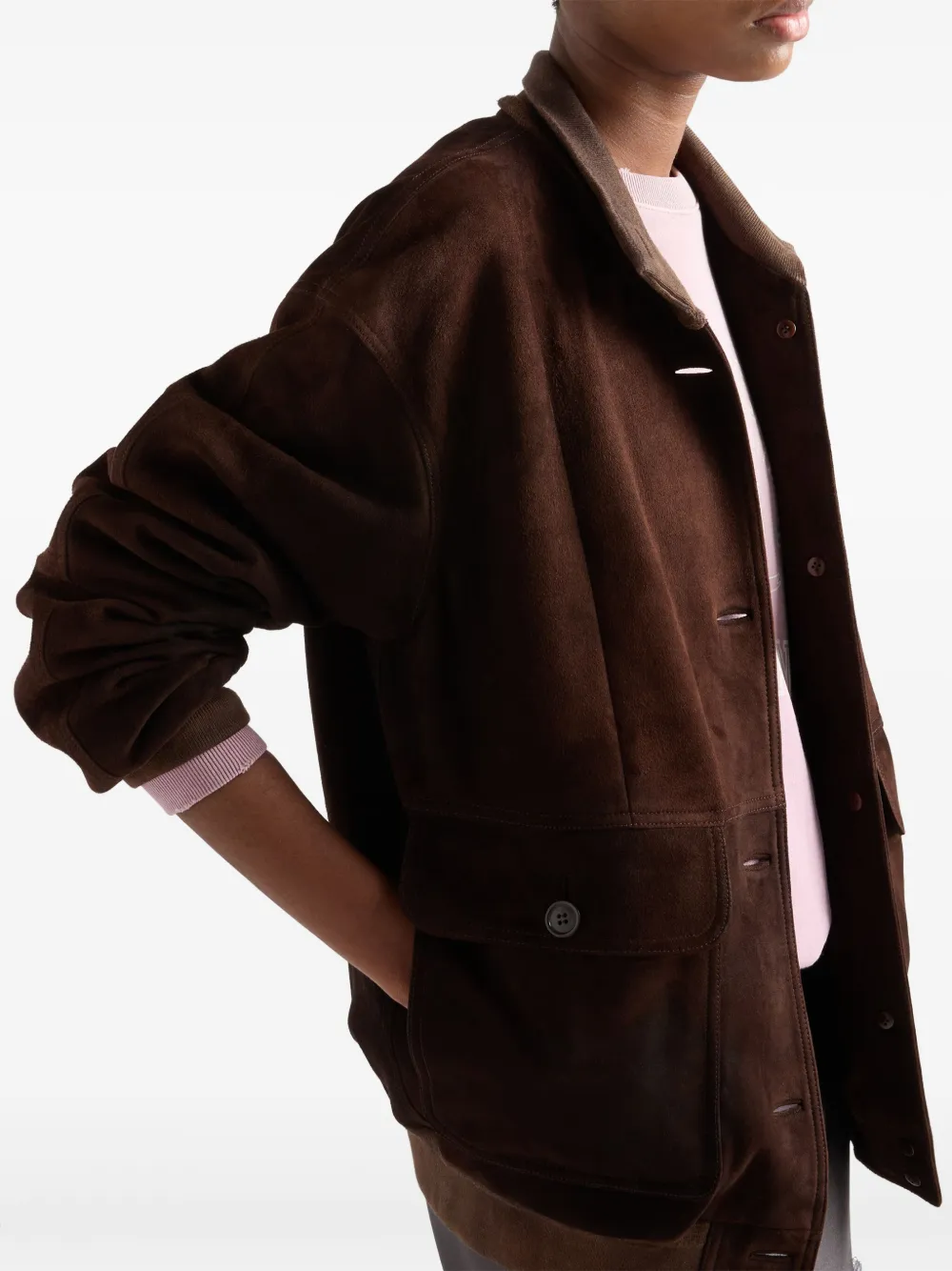 Prada Suède jack Bruin