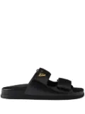 Prada touch-strap leather sandals - Black