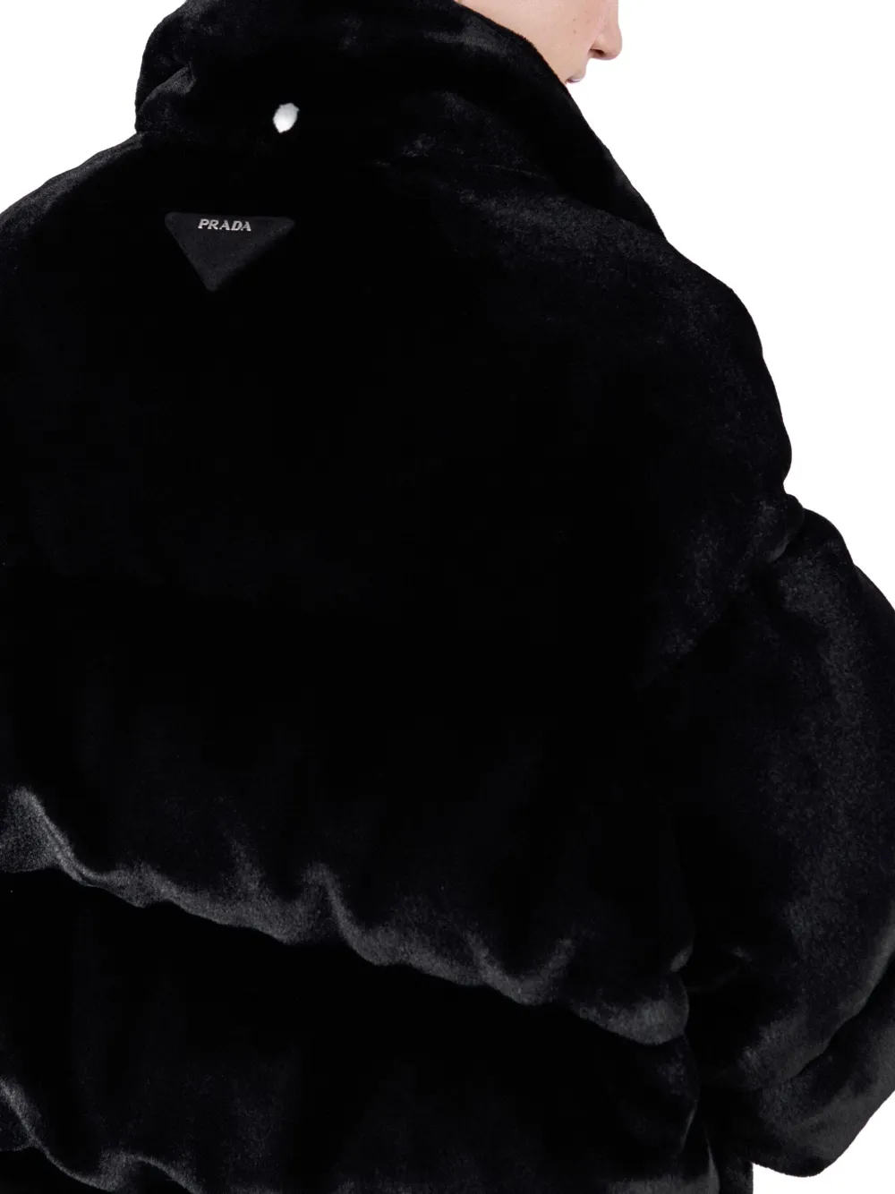 Shop Prada Aspen Down Jacket In Black