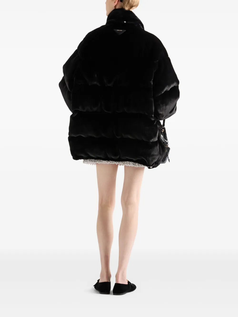 Shop Prada Aspen Down Jacket In Black