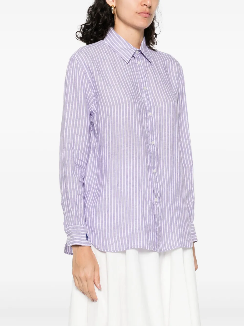 Polo Ralph Lauren Linnen blouse Paars