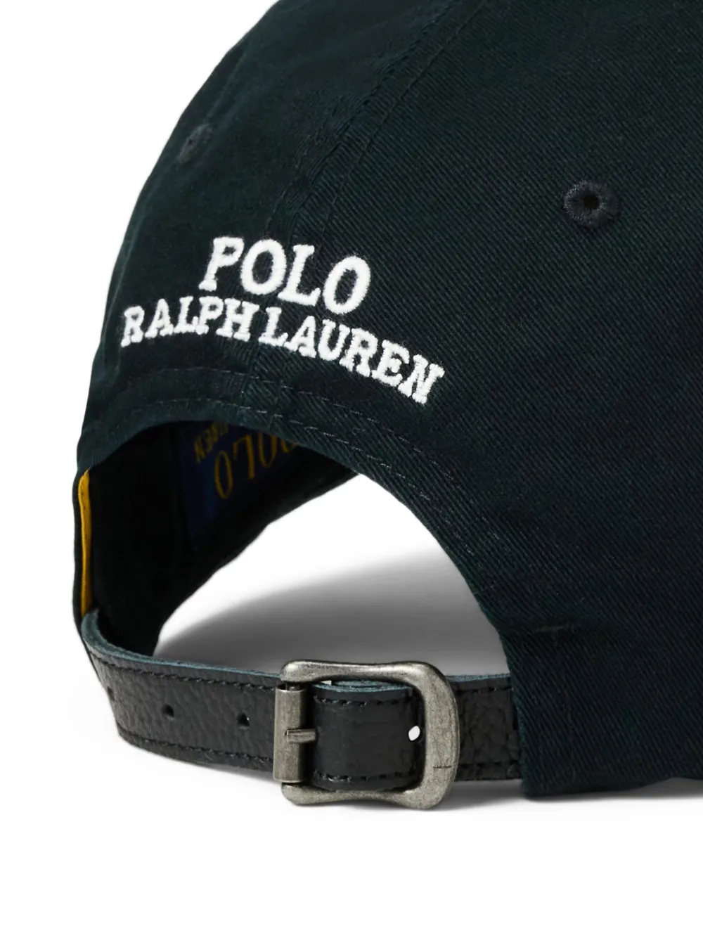 Polo Ralph Lauren Polo Bear-embroidered Cap In Black