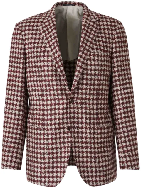 SARTORIO NAPOLI blazer à motif pied-de-poule