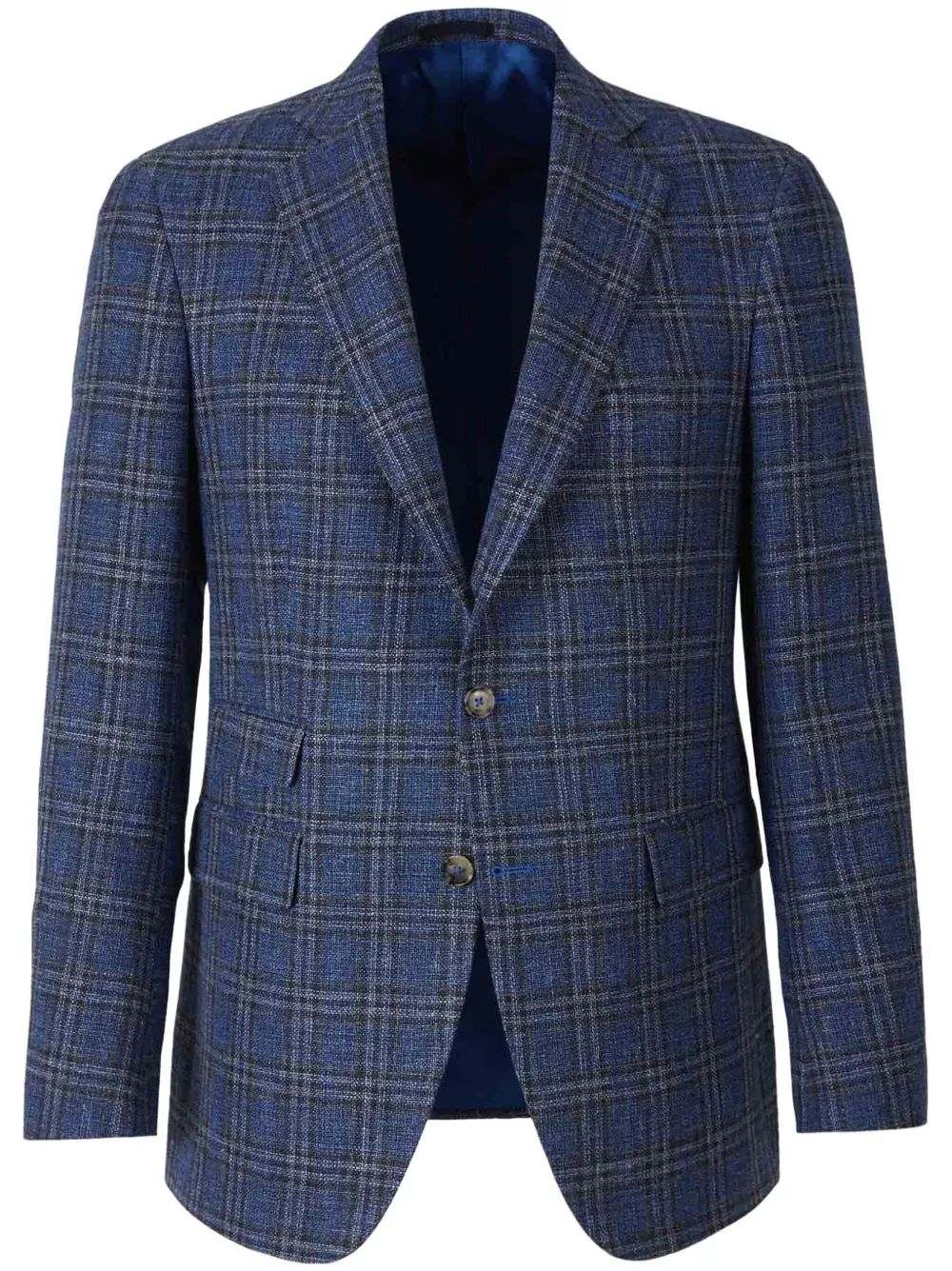 Scabal checked blazer