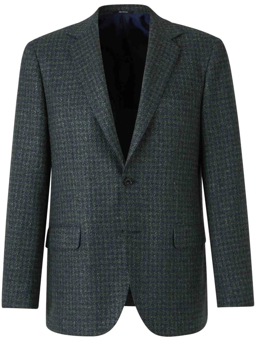 checked blazer