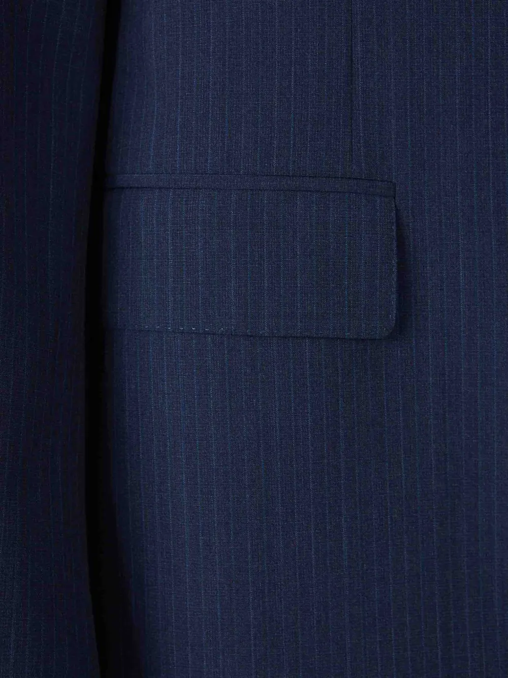 Canali Blazer met krijtstreep Blauw