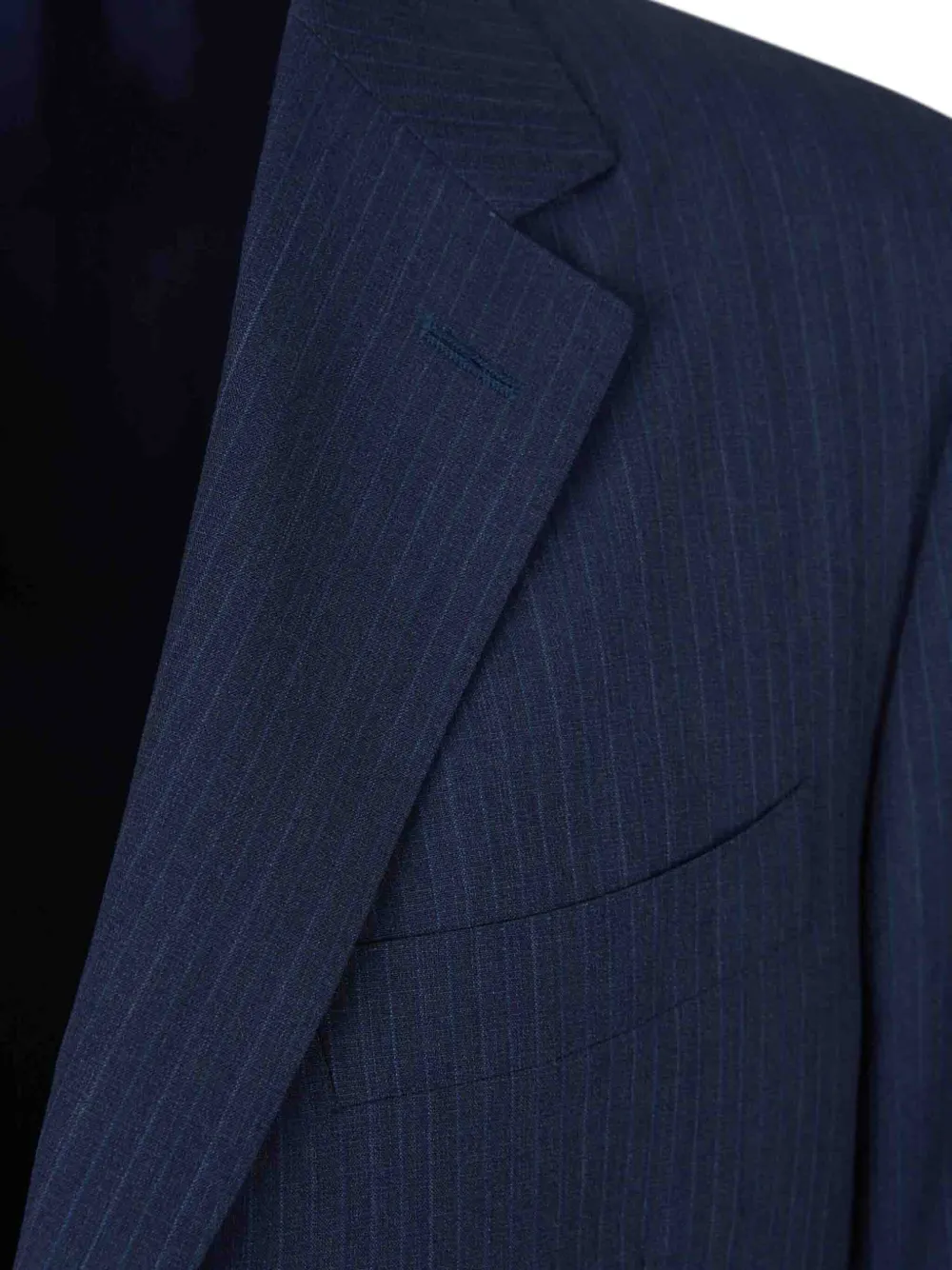 Canali Blazer met krijtstreep Blauw