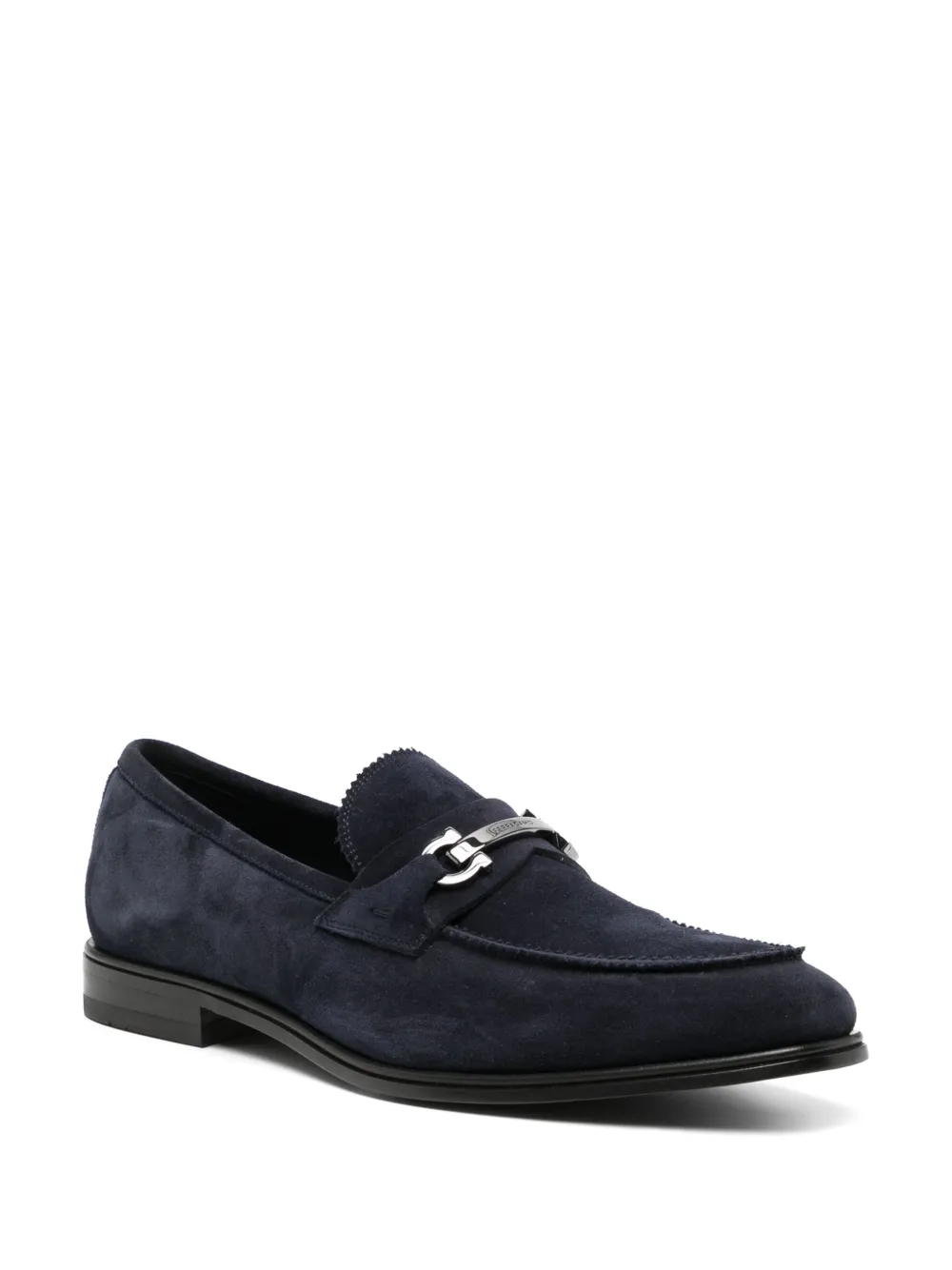 Ferragamo Loafers met Gancini-gesp Blauw